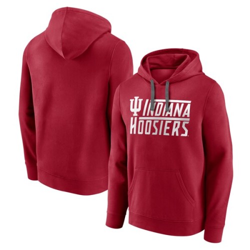 Indiana Hoosiers Fanatics Branded Favorite Longshot Pullover Hoodie - Crimson