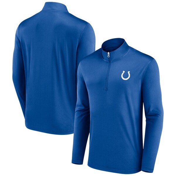 Indianapolis Colts Fanatics Branded Underdog Quarter-Zip Jacket - Royal