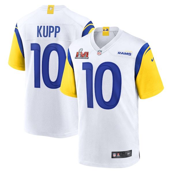 Cooper Kupp Los Angeles RamsNike Alternate Super Bowl LVI Game Patch Jersey - White