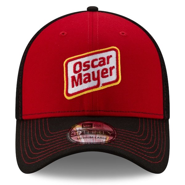 Ryan Newman New Era Oscar Mayer NEO 39THIRTY Flex Hat - Black/Red