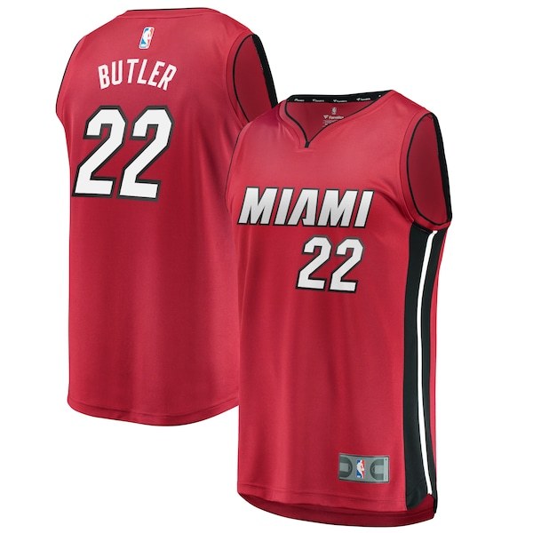 Jimmy Butler Miami Heat Fanatics Branded Fast Break Replica Jersey Red - Statement Edition