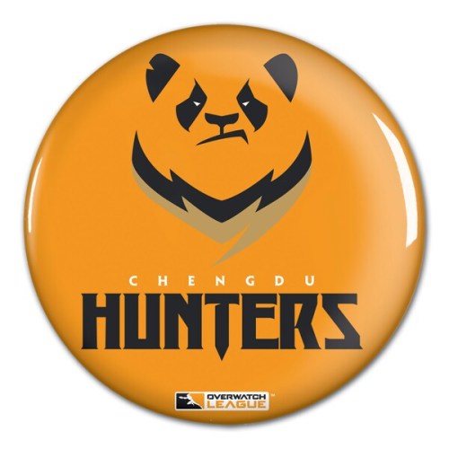 Chengdu Hunters WinCraft Team Logo 3" Button Pin