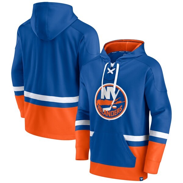 New York Islanders Fanatics Branded First Battle Power Play Pullover Hoodie - Royal