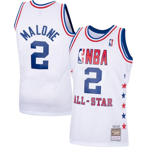 Moses Malone Eastern Conference Mitchell & Ness 1985 NBA All-Star Game Swingman Jersey - White