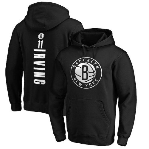 Kyrie Irving Brooklyn Nets Fanatics Branded Playmaker Name & Number Pullover Hoodie - Black