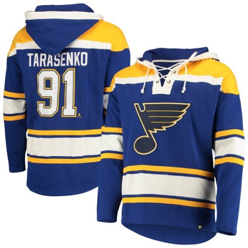 Vladimir Tarasenko St. Louis Blues '47 Player Name & Number Lacer Pullover Hoodie - Blue