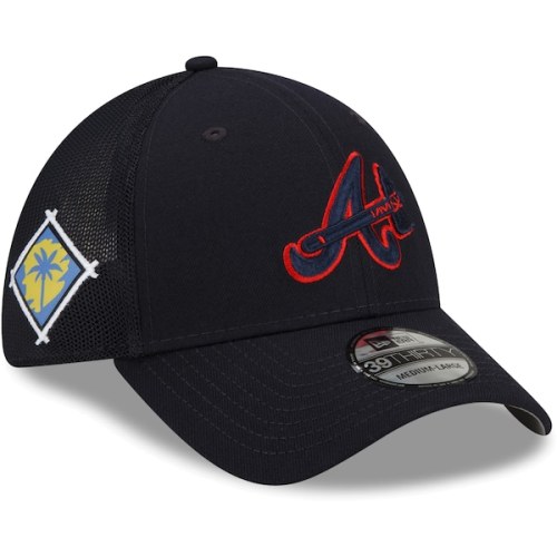 Atlanta Braves New Era 2022 Spring Training 39THIRTY Flex Hat - Navy