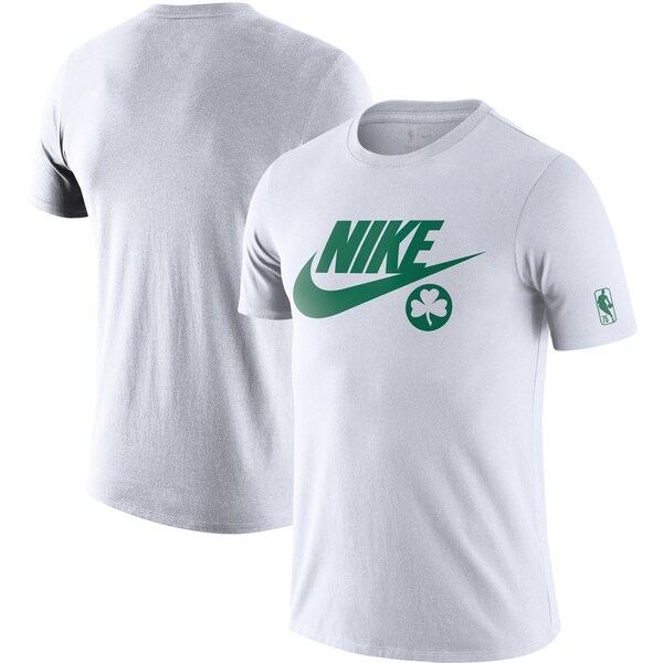 Boston Celtics Nike 2021/22 Classic Edition Hardwood Classics Essential Futura T-Shirt - White