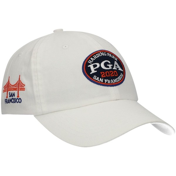 2020 PGA Championship Ahead Newport Washed Twill Adjustable Hat - White