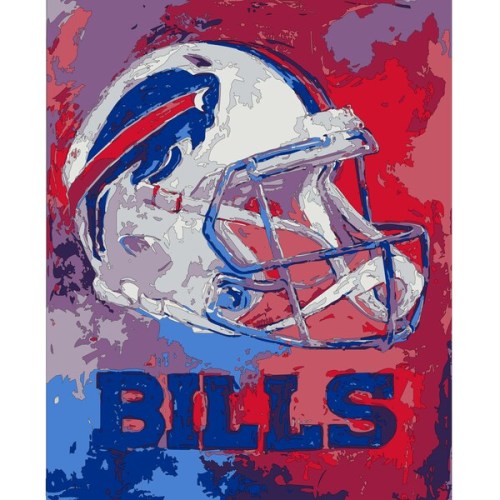 Buffalo Bills Team Pride Paint By Number Kit