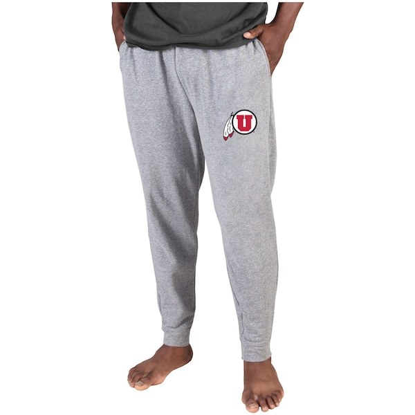 Utah Utes Concepts Sport Mainstream Cuffed Terry Pants - Gray