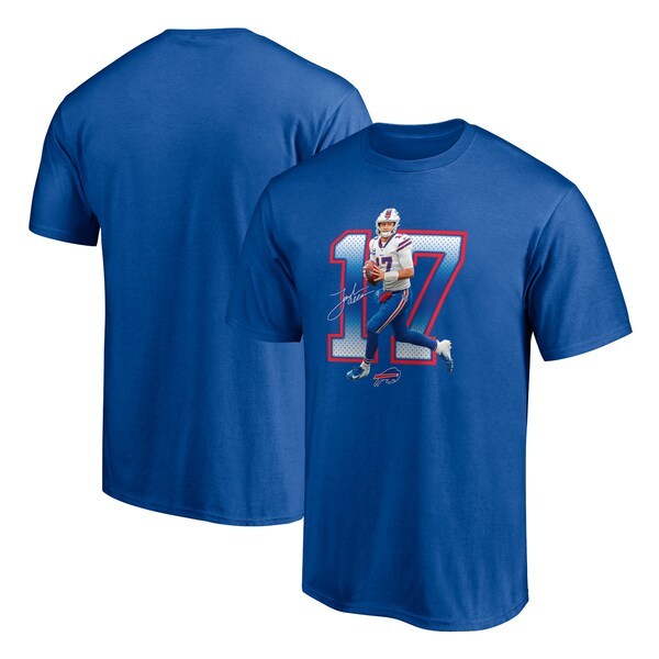 Josh Allen Buffalo Bills Fanatics Branded Powerhouse Player Graphic T-Shirt - Royal