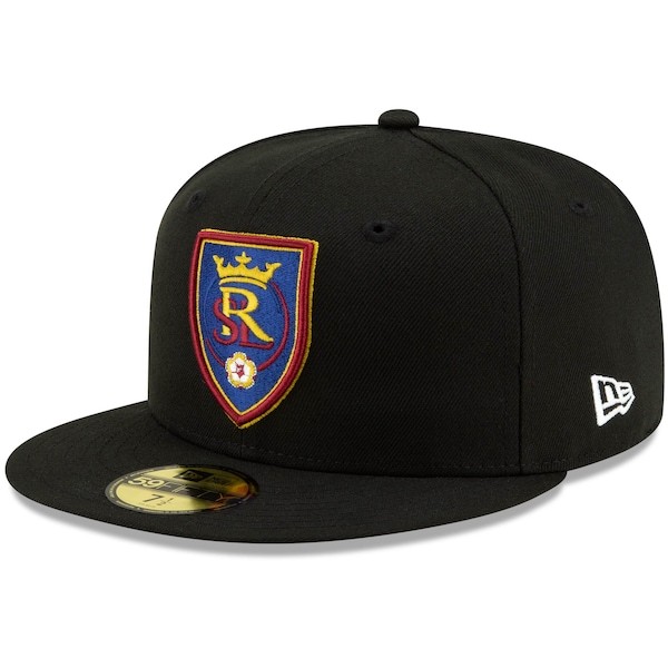 Real Salt Lake New Era Primary Logo 59FIFTY Fitted Hat - Black