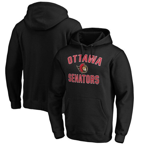 Ottawa Senators Fanatics Branded Victory Arch Team Pullover Hoodie - Black
