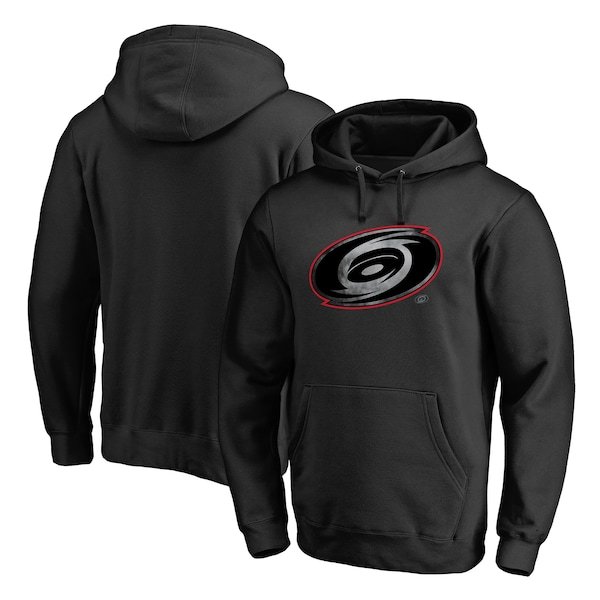 Carolina Hurricanes Fanatics Branded Core Smoke Pullover Hoodie - Black