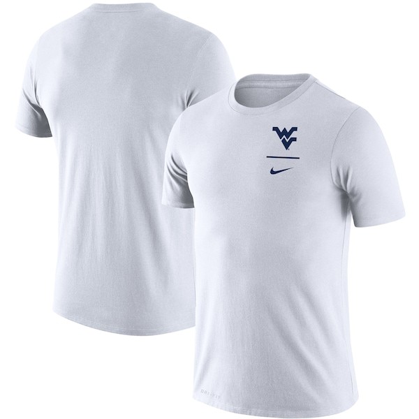West Virginia Mountaineers Nike Logo Stack Legend Performance T-Shirt - White