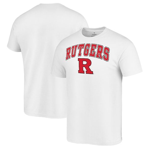 Rutgers Scarlet Knights Fanatics Branded Logo Campus T-Shirt - White