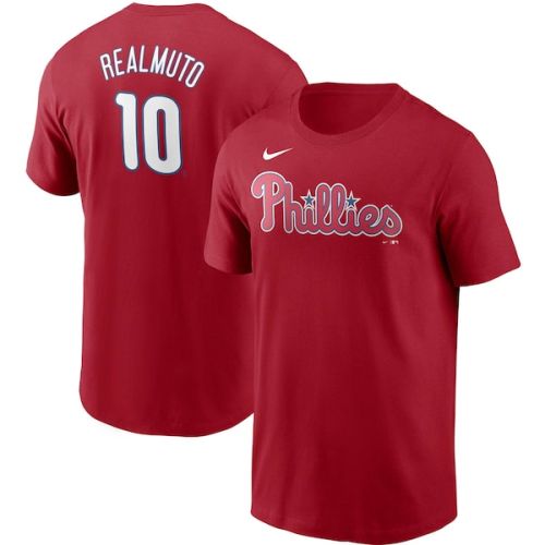 JT Realmuto Philadelphia Phillies Nike Name & Number T-Shirt - Red