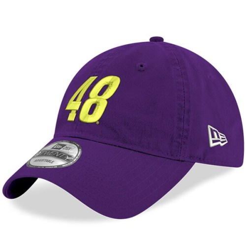 Jimmie Johnson New Era 9TWENTY Adjustable Hat - Purple