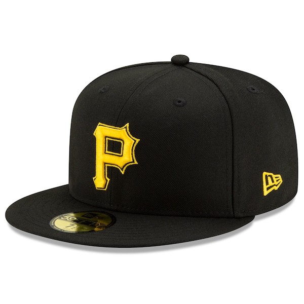 Pittsburgh Pirates New Era Alternate 2 Authentic Collection On-Field 59FIFTY Fitted Hat - Black