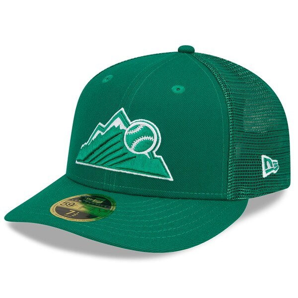 Colorado Rockies New Era 2022 St. Patrick's Day On-Field Low Profile 59FIFTY Fitted Hat - Green