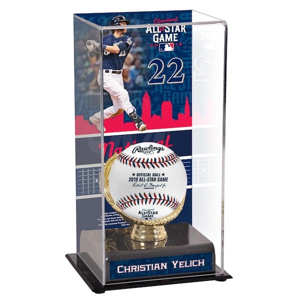 Christian Yelich Milwaukee Brewers Fanatics Authentic 2019 MLB All-Star Game Gold Glove Display Case with Image