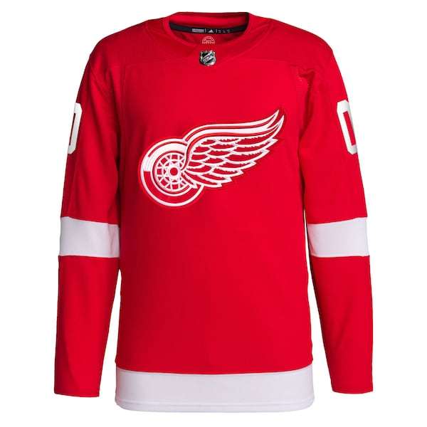 Detroit Red Wings adidas Home Primegreen Authentic Pro Custom Jersey - Red