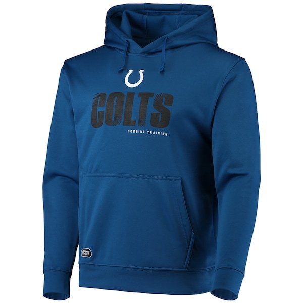 Indianapolis Colts New Era Combine Authentic Hard Hash Pullover Hoodie - Royal