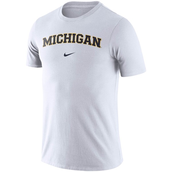 Michigan Wolverines Nike Essential Wordmark T-Shirt - White