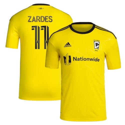 Gyasi Zardes Columbus Crew adidas 2022 Gold Standard Kit Replica Player Jersey - Yellow