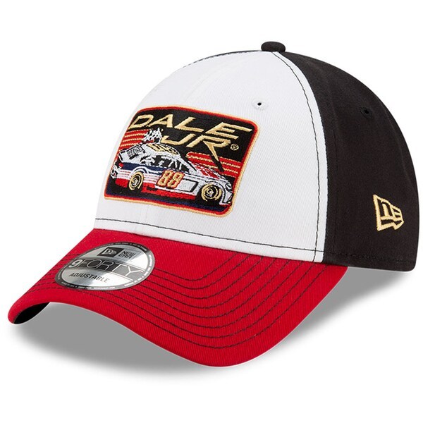 Dale Earnhardt Jr. New Era NASCAR Hall of Fame Class of 2021 Inductee 9FORTY Adjustable Hat - White/Red