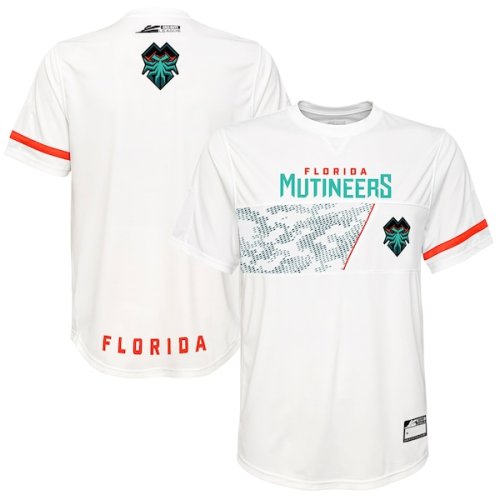 Florida Mutineers Primary Authentic Jersey - White