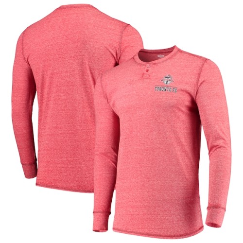 Toronto FC Concepts Sport Podium Henley Long Sleeve T-Shirt - Red