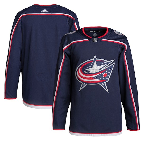 Columbus Blue Jackets adidas Home Primegreen Authentic Pro Jersey - Navy