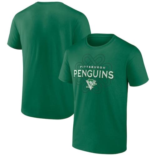 Pittsburgh Penguins Fanatics Branded St. Patrick's Day Celtic Knot T-Shirt - Kelly Green