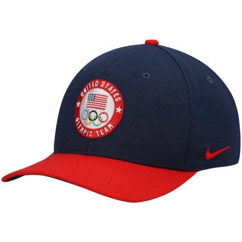 Team USA Nike Logo Swoosh Performance Flex Hat - Navy