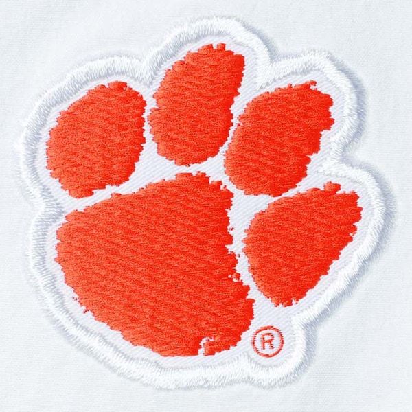 Clemson Tigers Nike Logo Performance Quarter-Zip Jacket - White