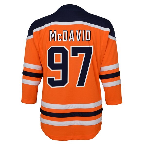 Connor McDavid Edmonton Oilers Toddler Replica Player Jersey - Orange