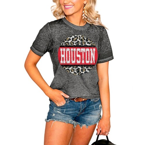 Houston Cougars Women's Scoop & Score Boyfriend T-Shirt - Charcoal