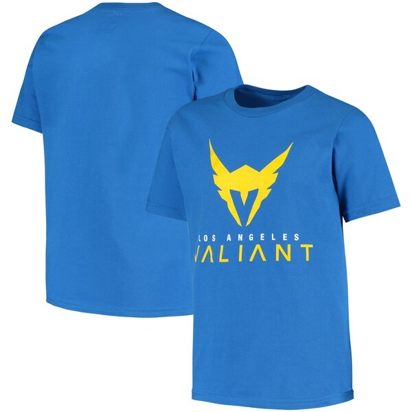 Los Angeles Valiant Youth Overwatch League Team Identity T-Shirt - Powder Blue