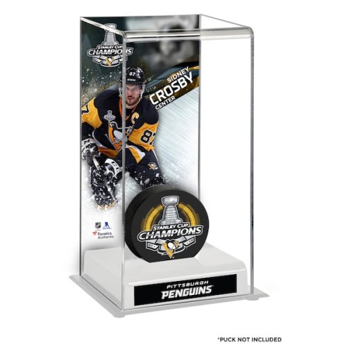 Sidney Crosby Pittsburgh Penguins Fanatics Authentic 2016 Stanley Cup Champions Logo Deluxe Puck Case