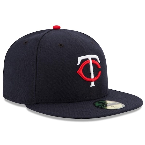 Minnesota Twins New Era Home Authentic Collection On-Field 59FIFTY Fitted Hat - Navy