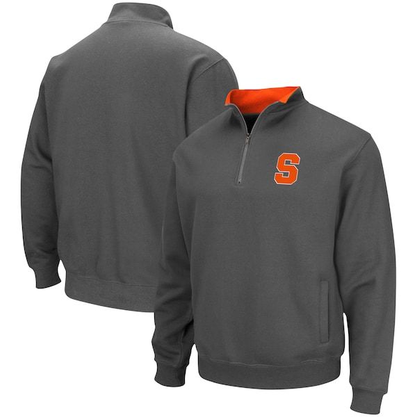 Syracuse Orange Colosseum Tortugas Team Logo Quarter-Zip Jacket - Charcoal