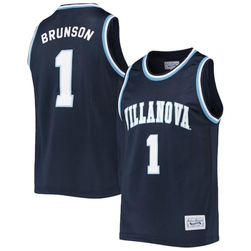 Jalen Brunson Villanova Wildcats Original Retro Brand Alumni Commemorative Classic Basketball Jersey - Navy