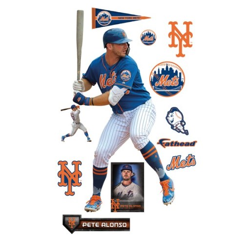 Pete Alonso New York Mets Fathead 11-Pack Life-Size Removable Wall Decal