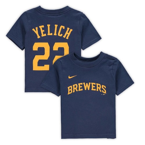 Christian Yelich Milwaukee Brewers Nike Infant Player Name & Number T-Shirt - Navy