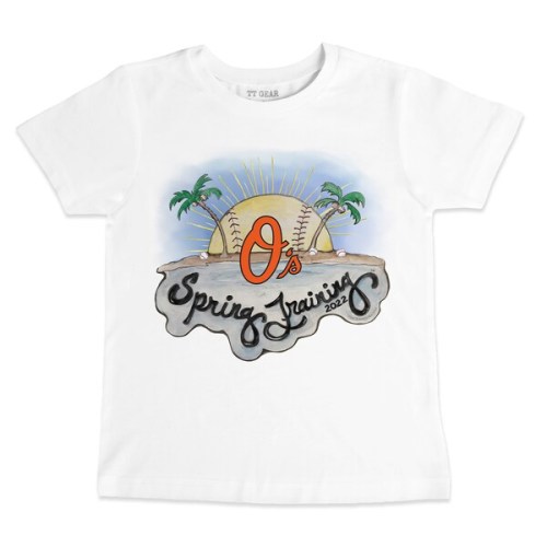 Baltimore Orioles Tiny Turnip Infant 2022 Spring Training T-Shirt - White