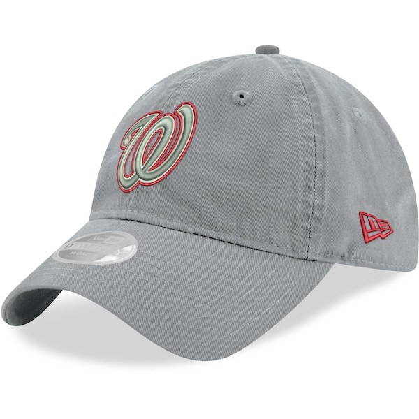Washington Nationals New Era Women's Swift 9TWENTY Adjustable Hat - Gray