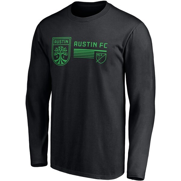Austin FC Fanatics Branded Delivering Victory Long Sleeve T-Shirt - Black