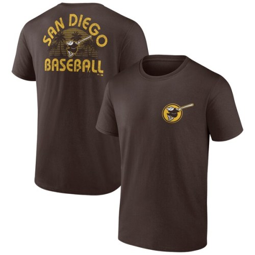 San Diego Padres Fanatics Branded Iconic Bring It T-Shirt - Brown